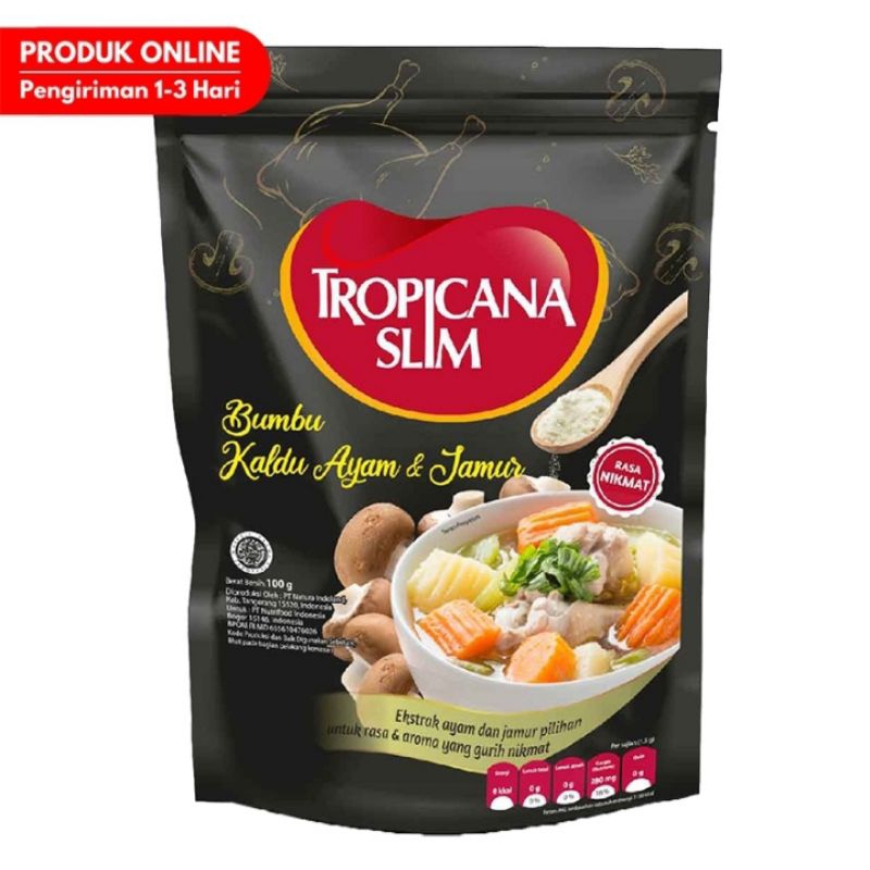 

Tropicana Slim Bumbu Kaldu Ayam dan Jamur 100g