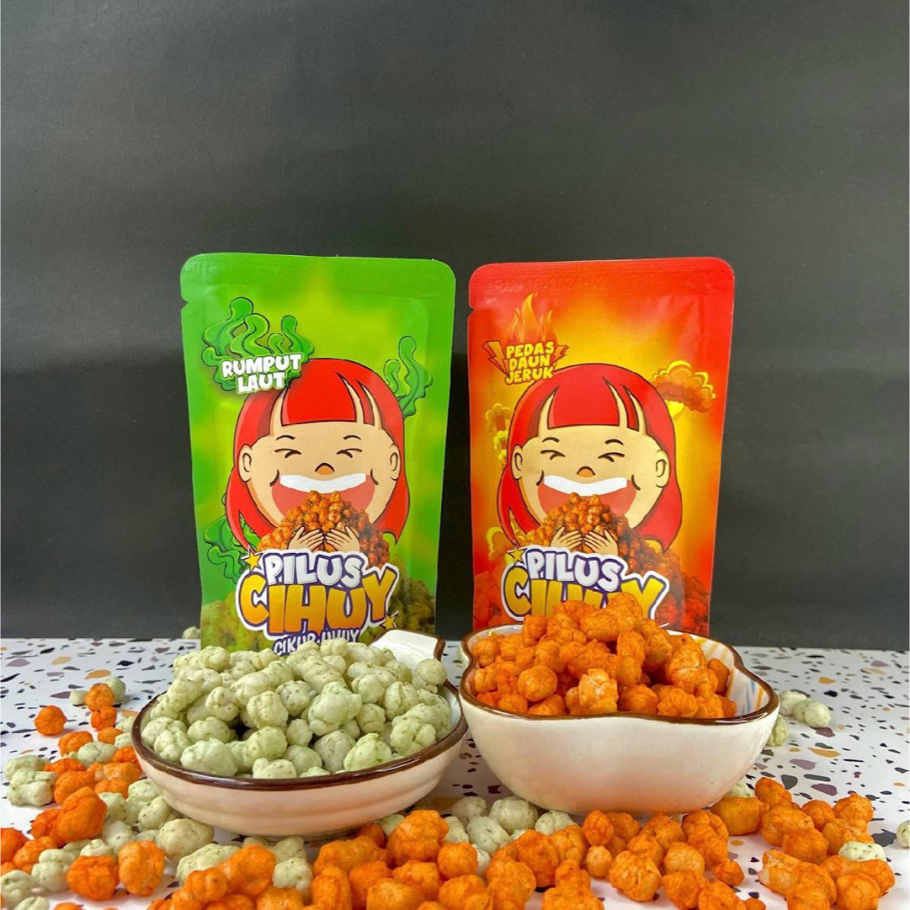 

Snack Viral Pilus Cihuy (Cikur Uhuy) Cekelin - 50 gram - Jajanan, Cemilan Kekinian Pilus Enak