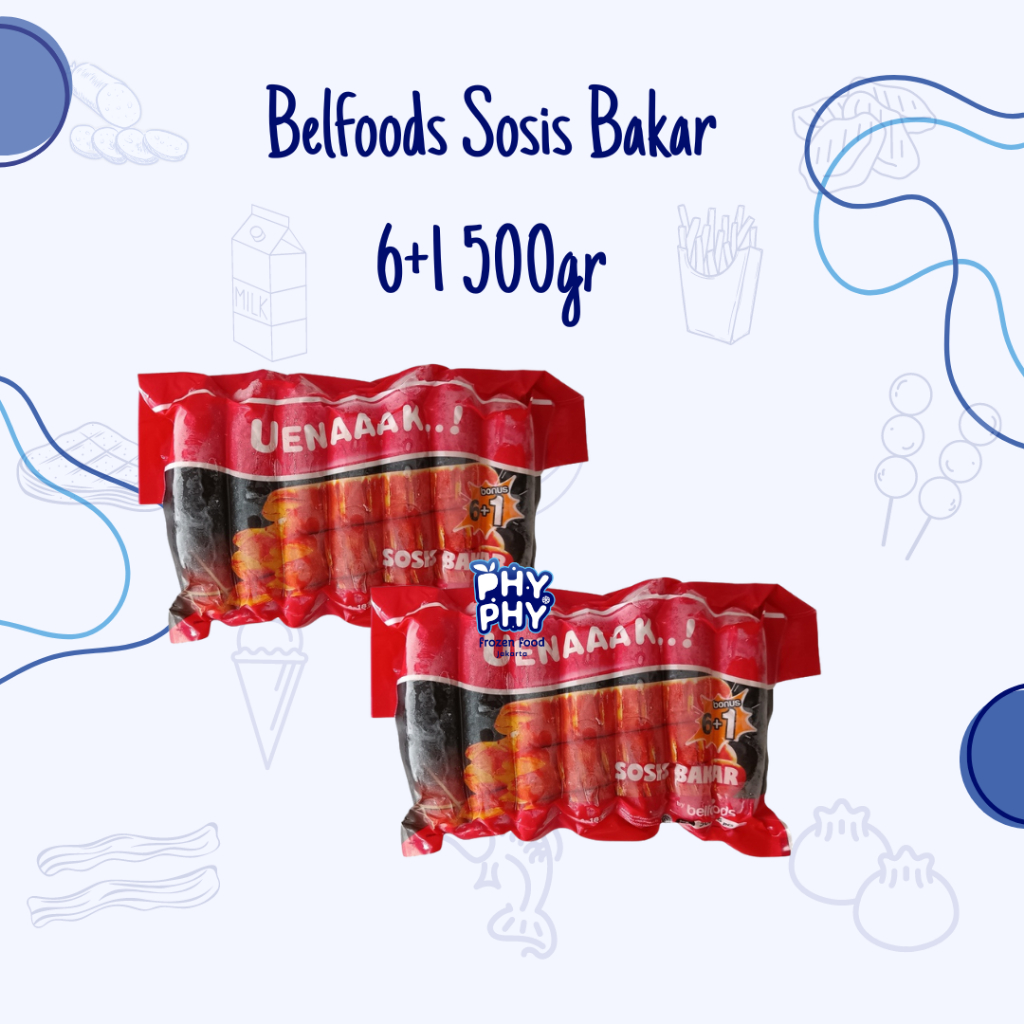 

Belfoods Sosis Bakar Ayam 6+1 / Sosis Bakar Enak / Sosis Ayam