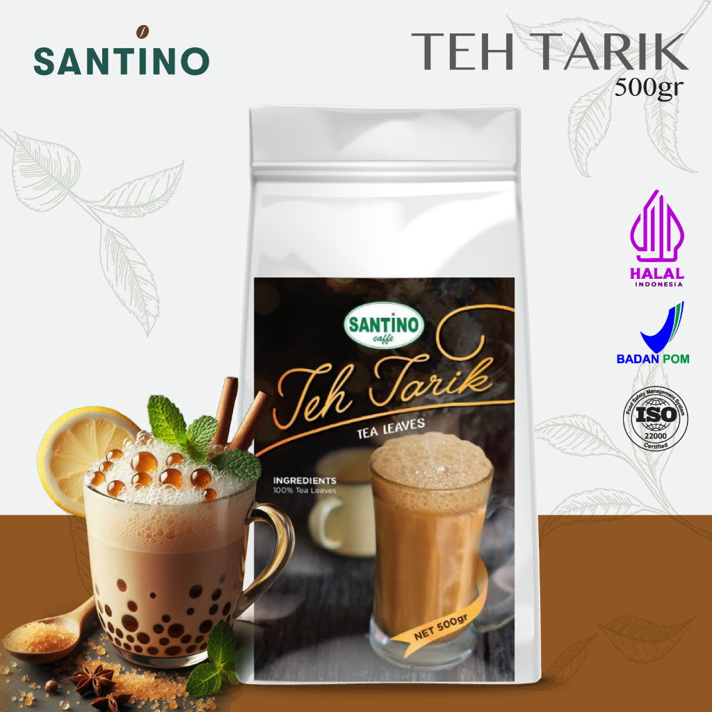 

Santino Teh Tarik - Bubuk Teh Tarik Kopitiam 500 gr