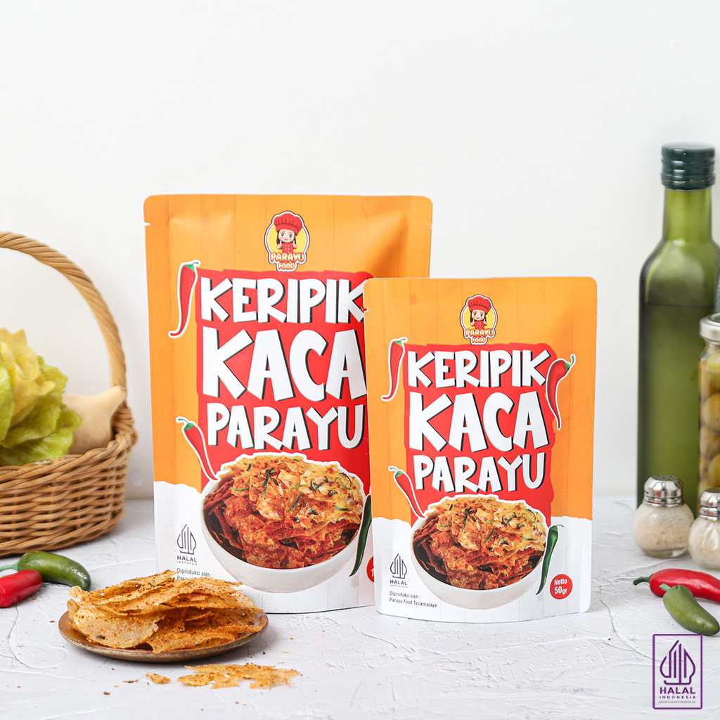 

Parayu Food - Bundling 3 Pcs Keripik Kaca Pedas Kemasan 150 Gram