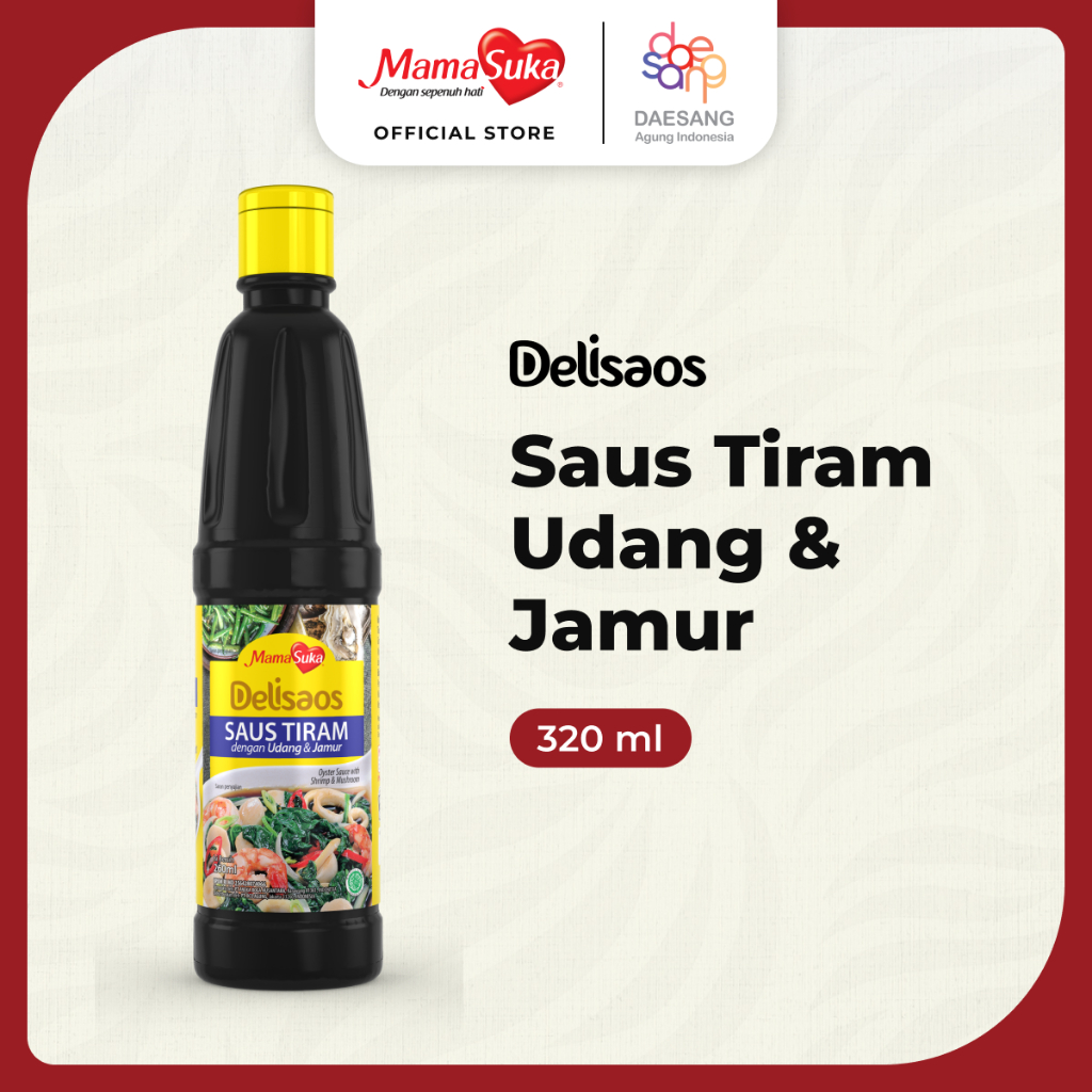 

MamaSuka - Delisaos Saus Tiram Udang & Jamur 320 ml