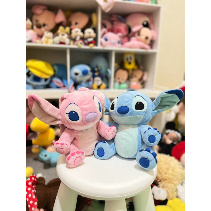 Boneka Stitch & Stitch Angel Couple / Sepasang ORI Brand Disney Stitch Preloved
