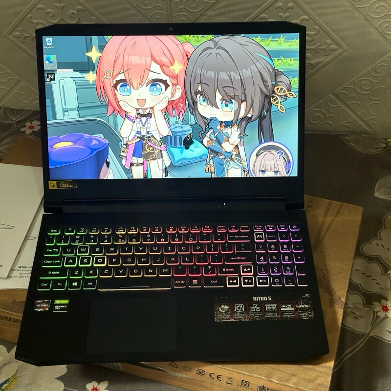 Acer nitro 5 AN 515-45 Ryzen 5 5600H GTX 1650 Ram 16GB ssd 512GB