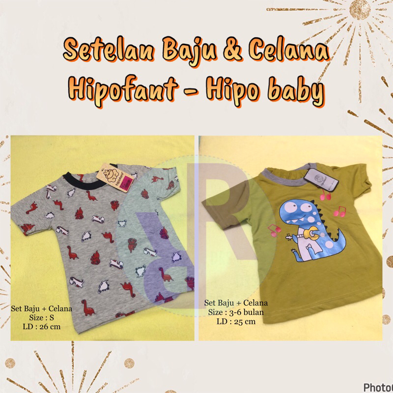 Setelan Baju & Celana HIPOFANT HIPO BABY - Bayi Laki - Laki