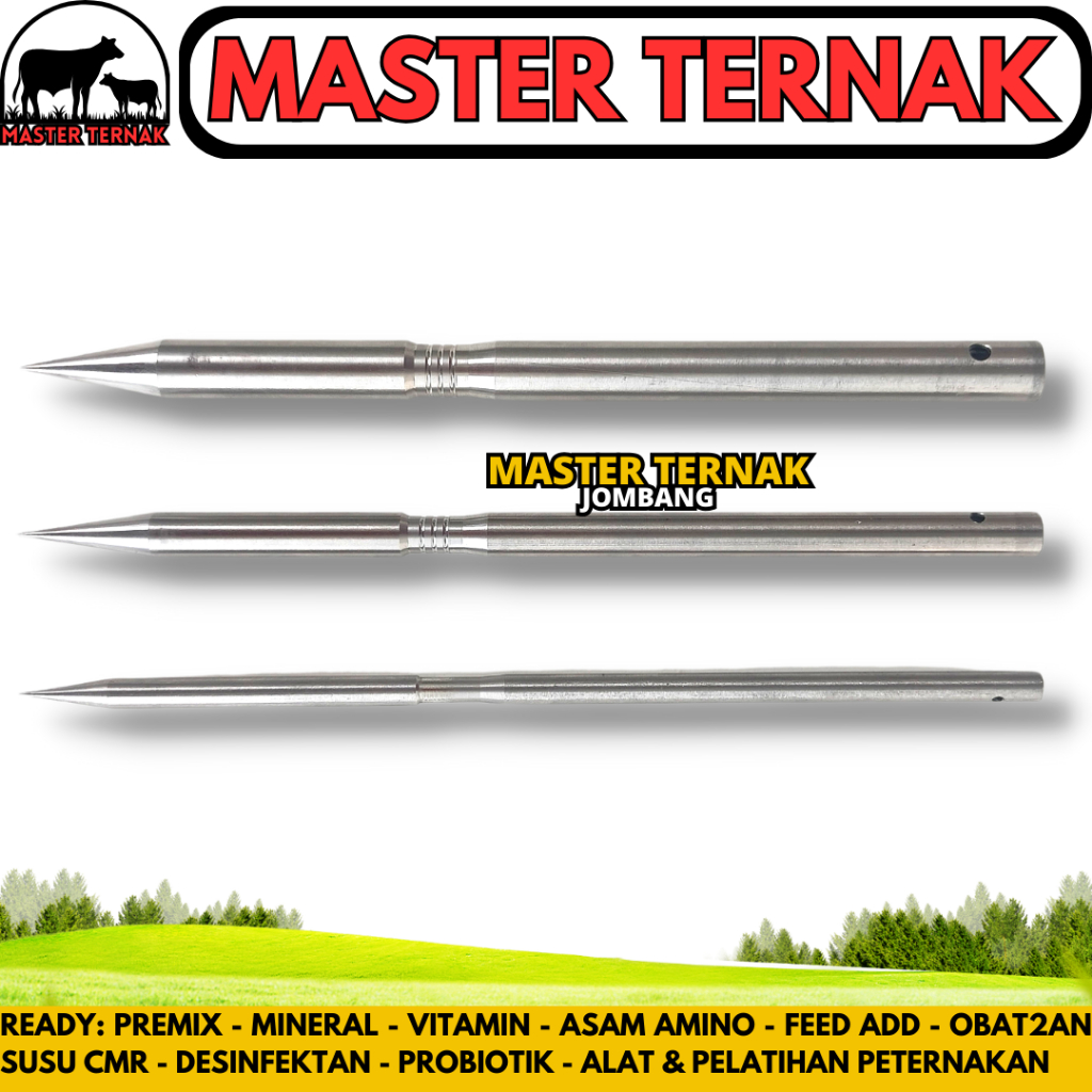 Jarum Tindik Hidung Stainless Hewan Ternak Sapi Kerbau dll - Tindik Hidung Sapi - Tindik Hidung Kerb