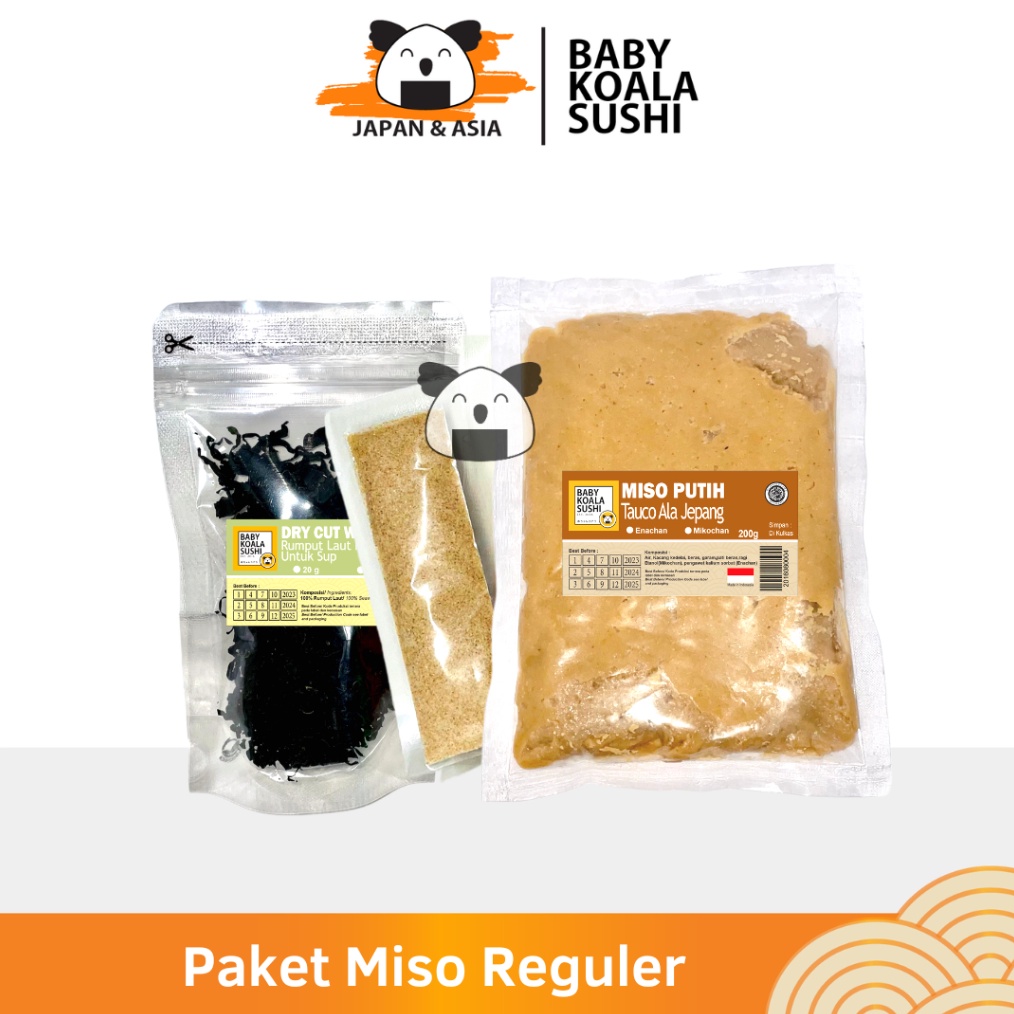

1212 sale PAKET BAHAN MISO SOUP LENGKAP 1 Porsi Halal Miso Dry Wakame Dashi buruan