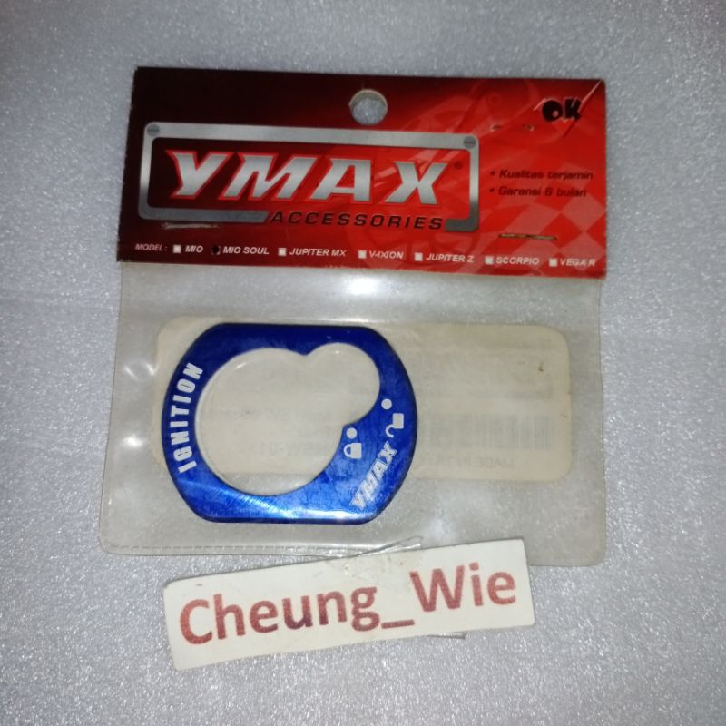 90791-A015U Tutup Cover Kunci kontak Depan biru ori YMAX Mio Soul & Fino Karburator