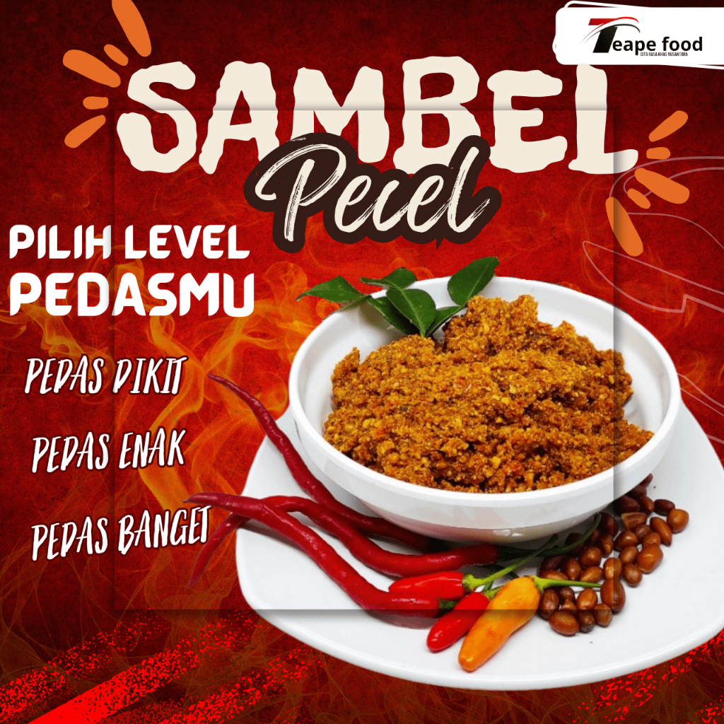 

Bumbu Pecel Sambel Kacang Asli Tanpa Bahan Pengawet Rasa Di Jamin Enak Berat 500 gram Teape Food