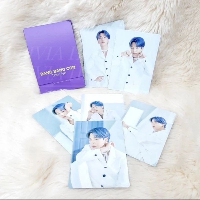 Photocard Jimin BTS Bang Bang Con Live Ungu Photocard BTS BBC Jimin Ungu