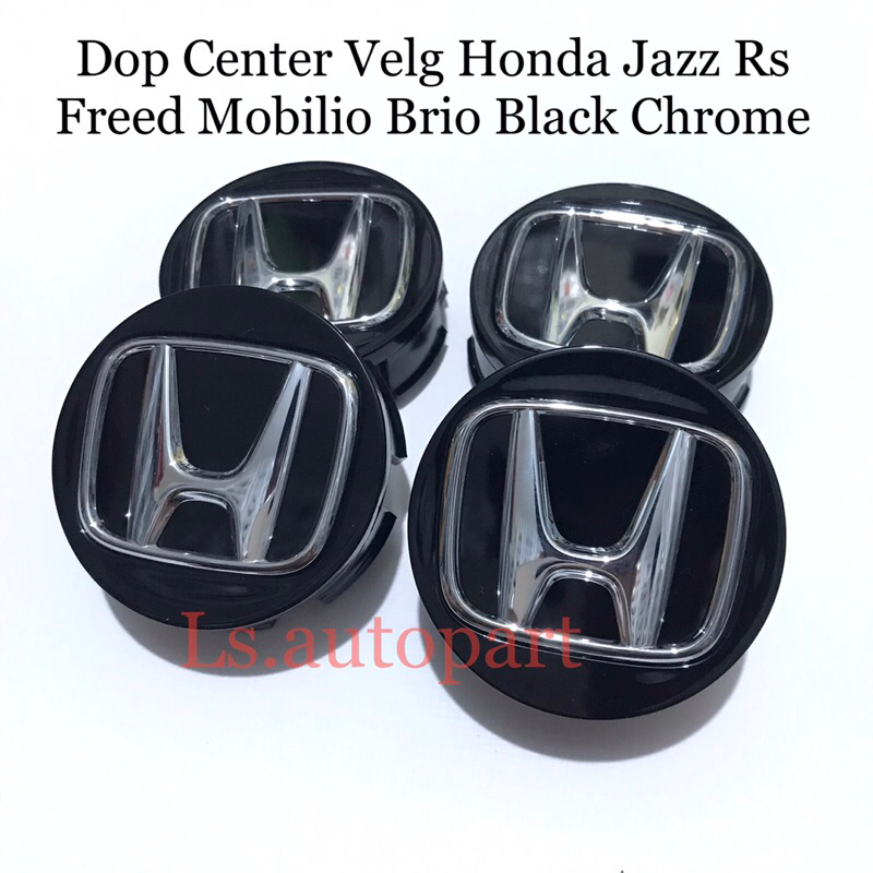 Dop Center Velg Honda Jazz Rs Freed Mobilio Brio Black Chrome Atau Tutup As Roda Ban Mobil Honda Jaz