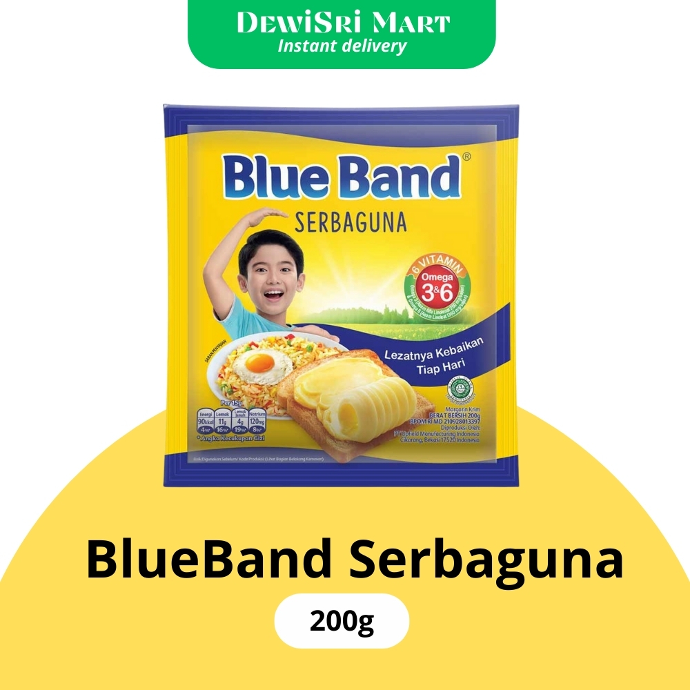 

Mentega Blueband Serbaguna 200gr - Dewi Sri Mart