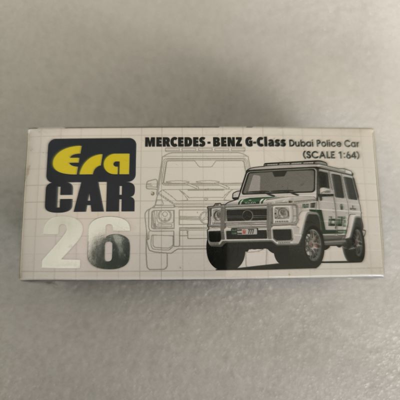 ERA CAR 1/64 MERCEDES BENZ G CLASS DUBAI POLICE CAR