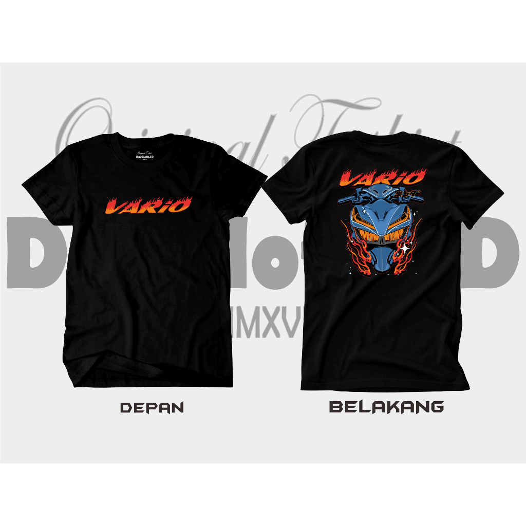 baju kaos otomotif vario honda