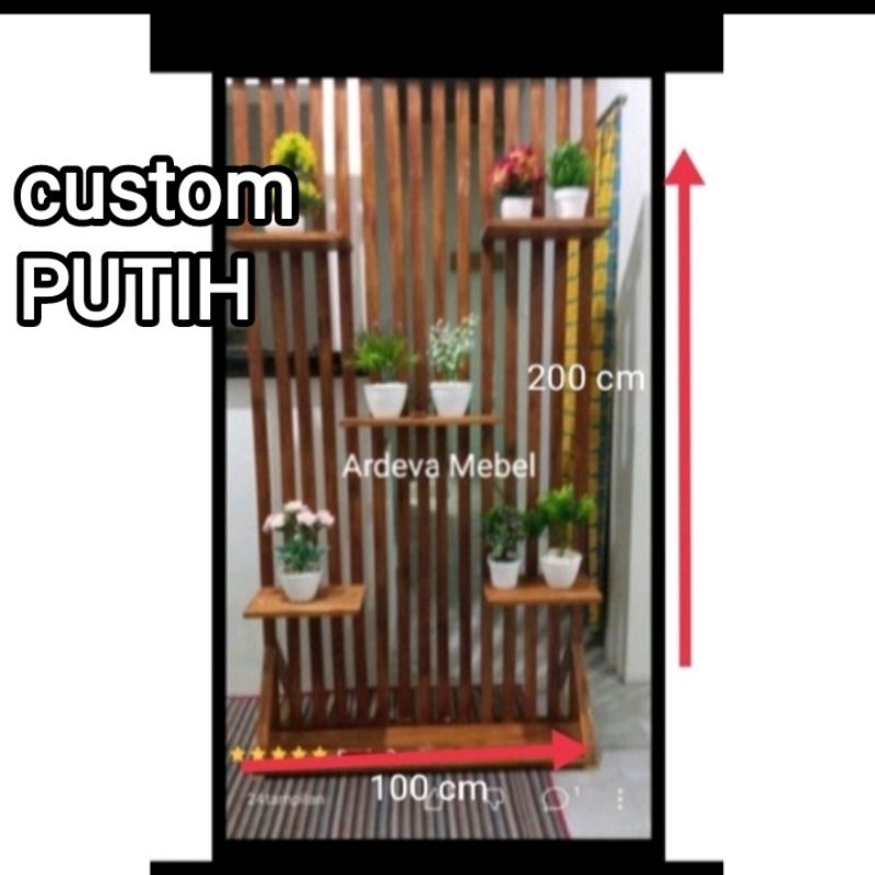 PARTISI PEMBATAS RUANGAN SKAT MINIMALIS DARI KAYU SUDAH ADA AMBALAN