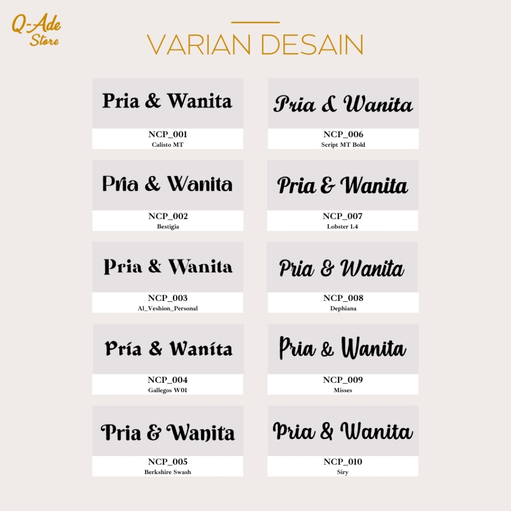 Custom NCP | Laser Akrilik Nama Calon Pengantin | Custom Cutting/ Grafir Nama Calon Pengantin | Cutt