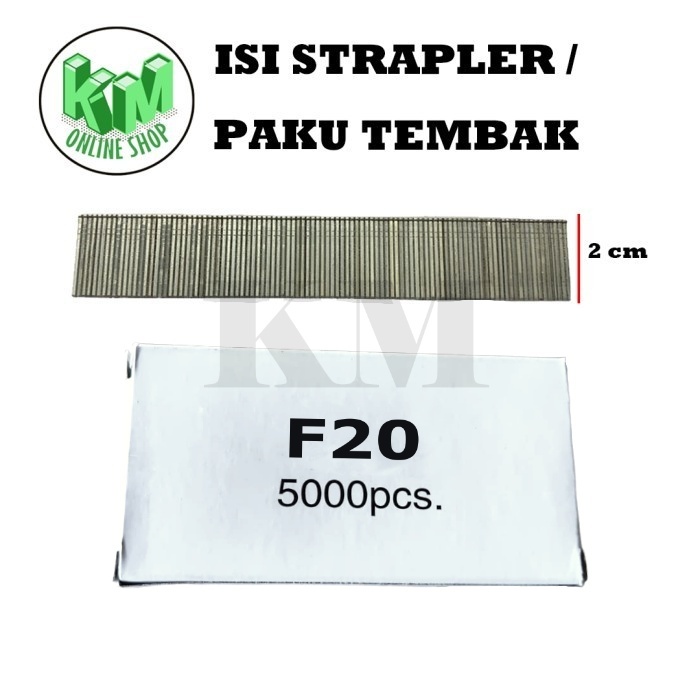 

Isi Paku tembak F20 Isi Air Nailer F20
