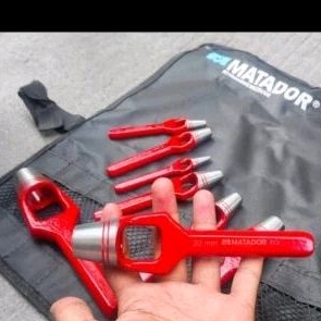 

alat pembolong kulit Hollow punch set ukuran 3-25mm MATADOR