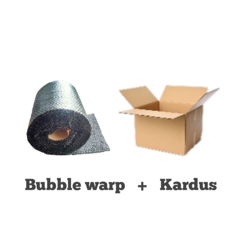 

BUBBLE WARP + KARDUS PACKING TAMBAHAN UNTUK PENGAMAN BARANG PESANAN ANDA