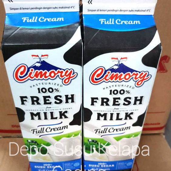 

STOK SIAP COD Susu Cimory Plain FULL CREAM 1 Liter Fresh Milk Freshmilk Chimory