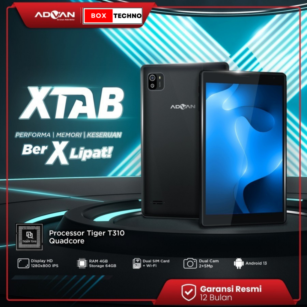 Tablet ADVAN XTAB 4/64gb 8 Inch Android 13