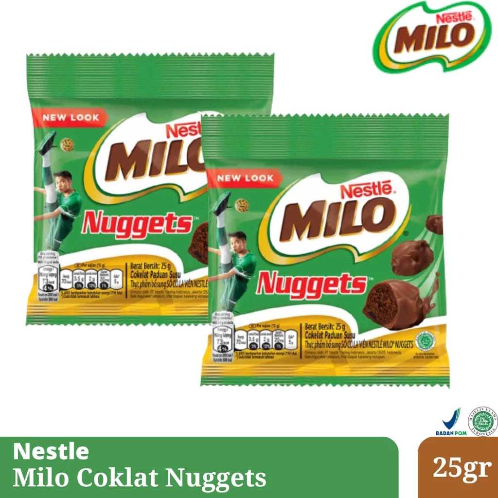 

Milo Nuggets | Isi 1 Pack @ 25 g | Nestle