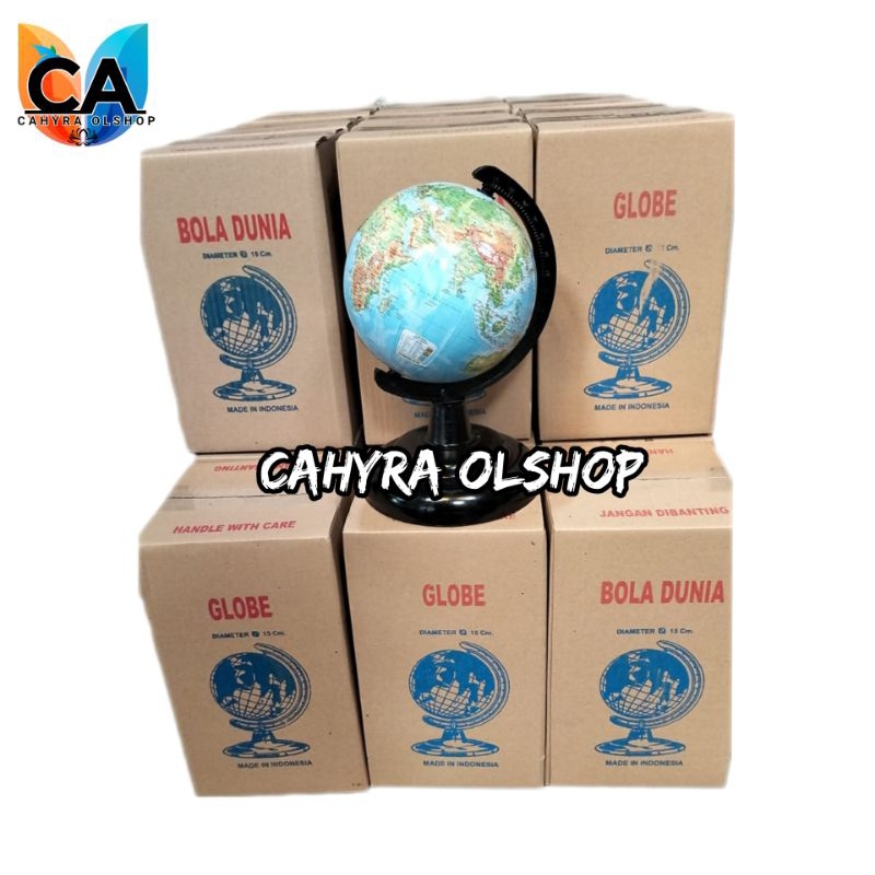 globe 15 cm. bola dunia kecil. promo globe siap kirim. globe malang