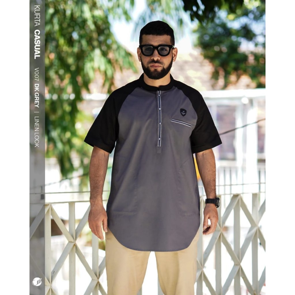 [BISA COD] KURTA RAGLAN V007 BY SAMASE / PAKAIAN SHOLAT