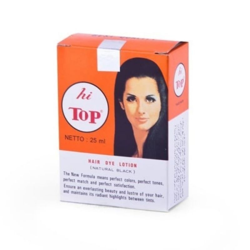 Semir rambut hitop hi top hitam 25ml