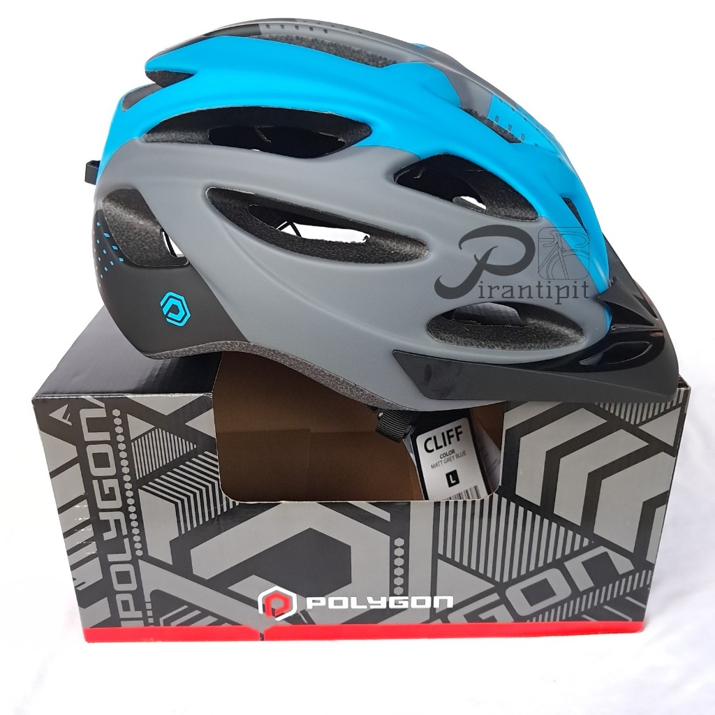 Helm Polygon Cliff Termurah / Helm sepeda polygon cliff size L mtb gravel dan lainya helm polygon