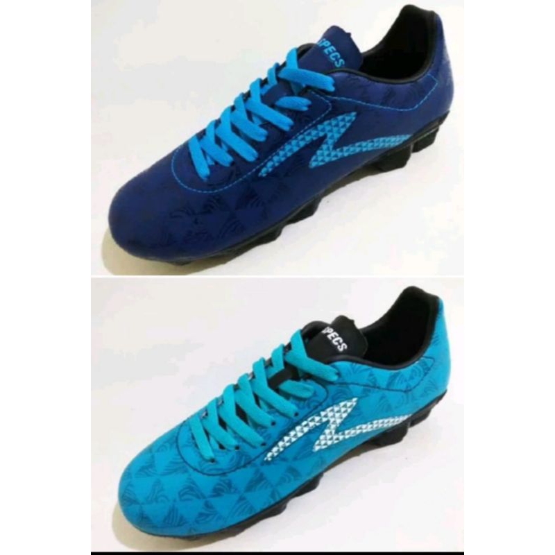 SEPATU BOLA Specs Quark FG emperor red & Navy blue