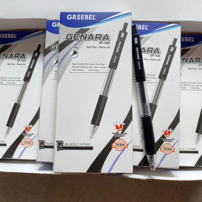 

Pulpen Cetek Gel Genara GP-508 Greebel 1 Lsn