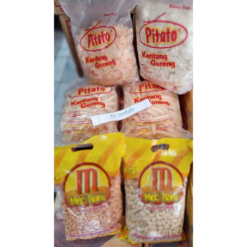 

Pitato Kentang / Pitato Jaring / Mecroni 250gram