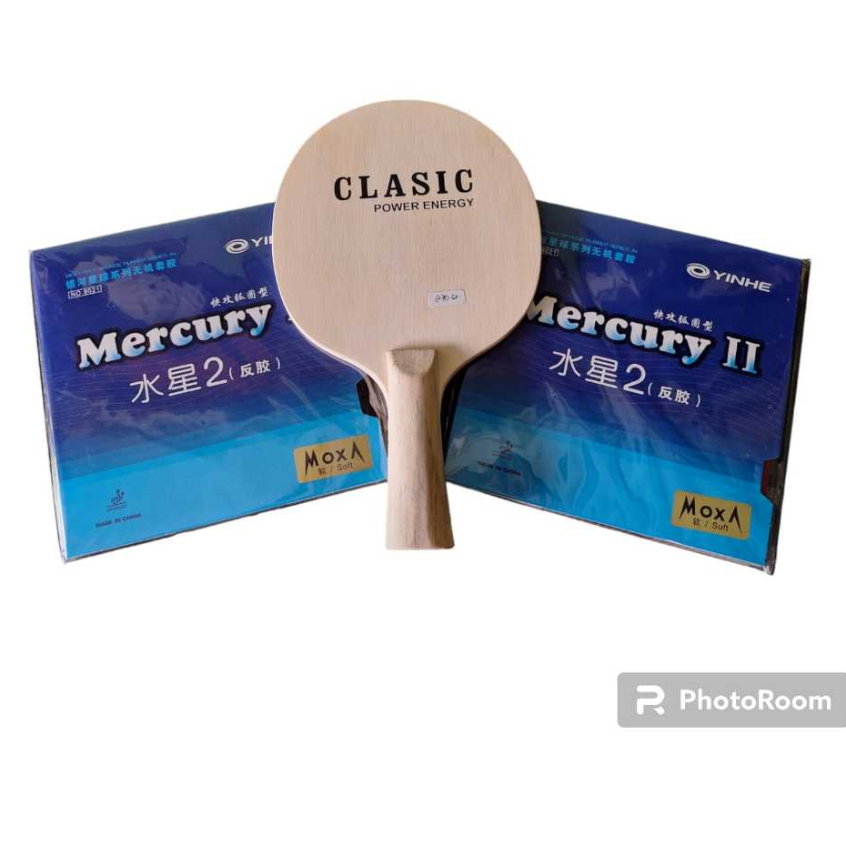 Bet Besi Tenis Meja dengan Karet Mercury