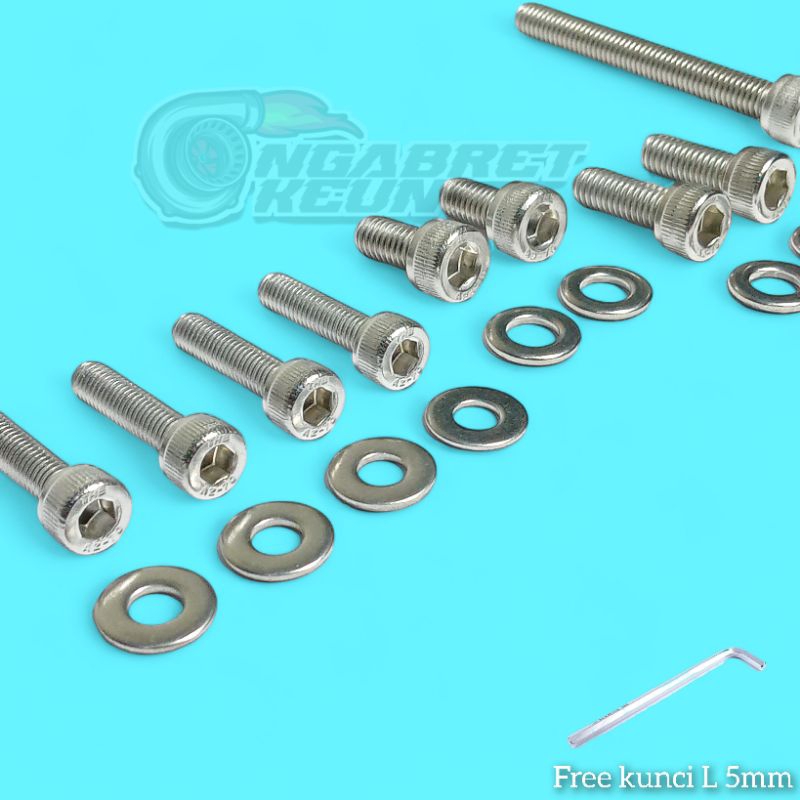 BAUT STAINLESS FULL SET COVER CVT DAN BAK CVT MIO SPORTY SMILE ORI STAINLESS 304 ANTI KARAT