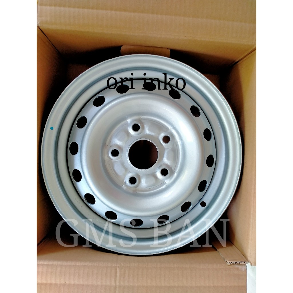 VELG/PELEK BESI/KALENG BARU ORIGINAL INKO R14 LOBANG 5 UNTUK INNOVA, GRANMAX, APV, MEGA CARRY, HARGA
