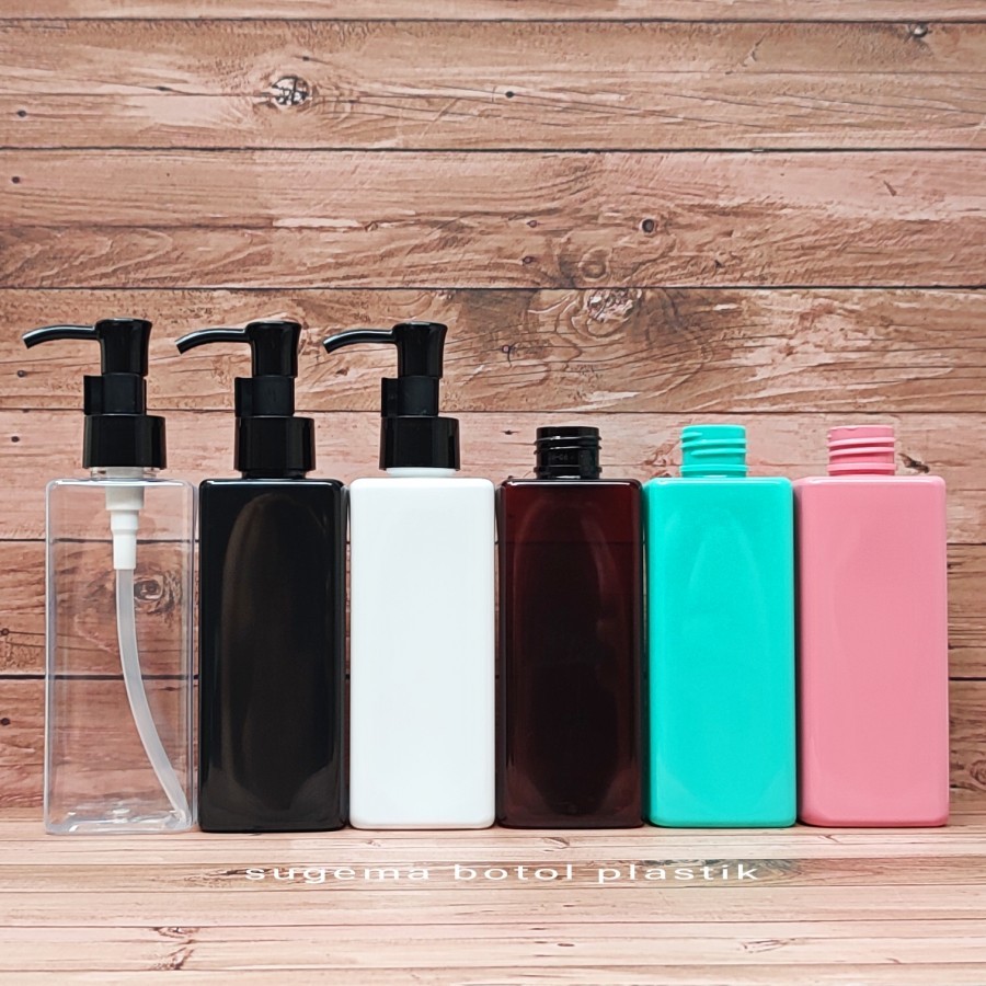 Botol Sabun Cair 250ml / Botol Pump 250 Ml Kotak Pump Luxury Plastik Pet Tebal 250ml