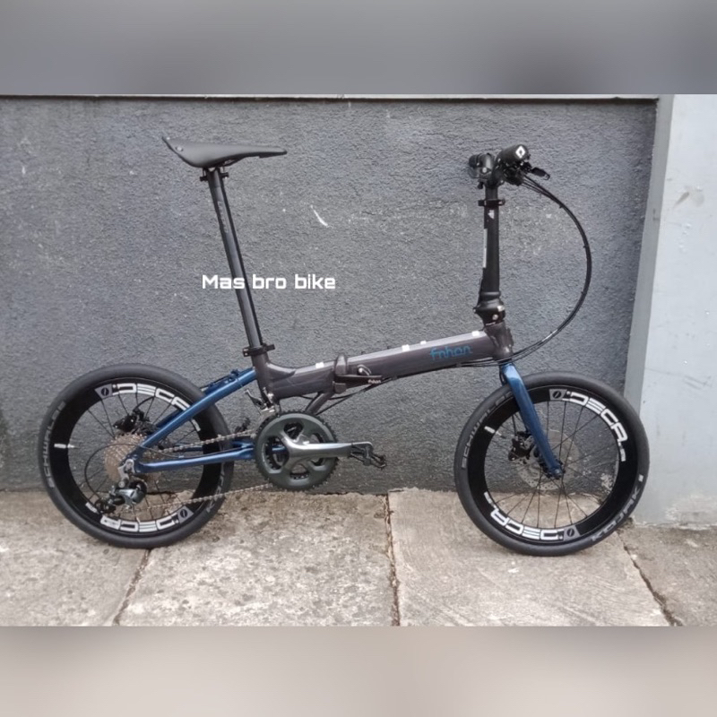 sepeda lipat fnhon blast 20 406 discbrake full shimano tiagra murah
