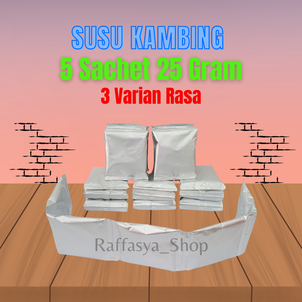 

Susu Kambing Bubuk 5 Saset 25 Gram