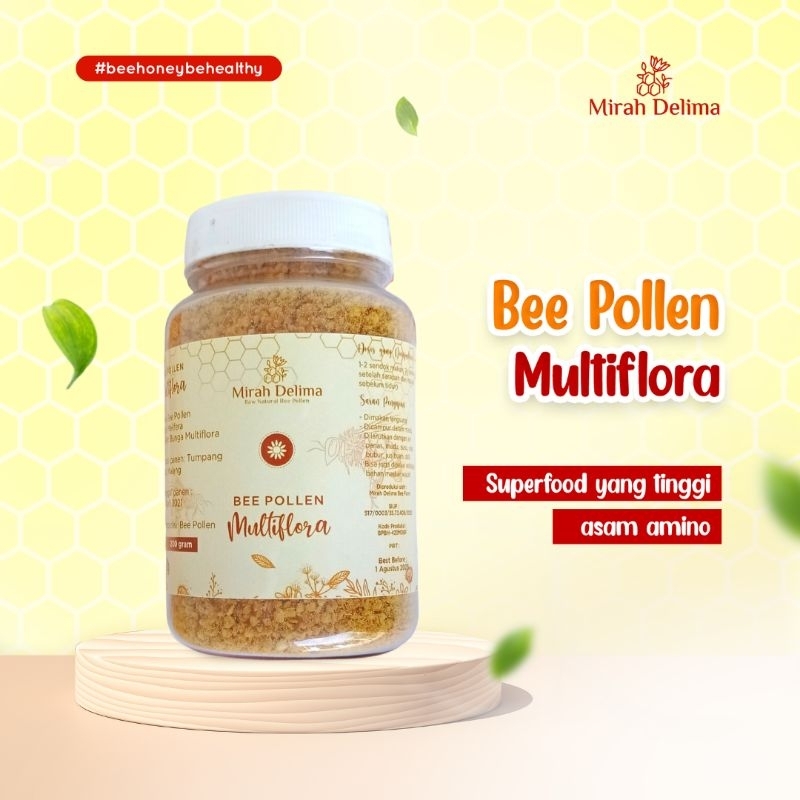 

Raw Bee Pollen - Nutures Super Food - Multiflora - 200 gram