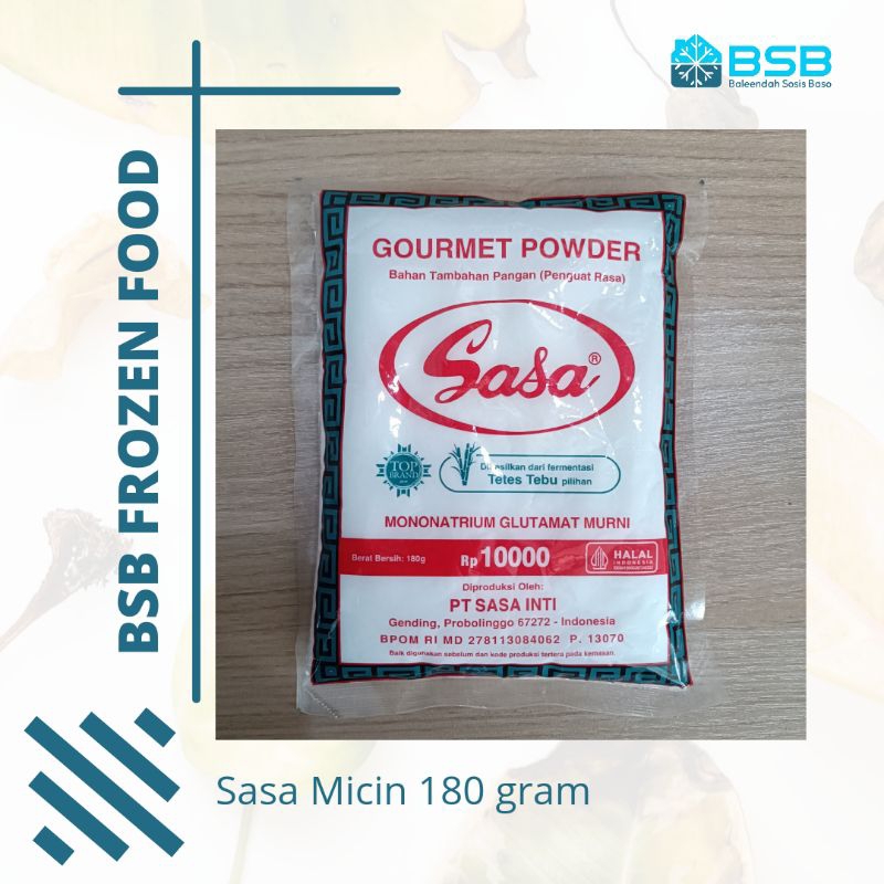 

Micin Sasa / Bumbu Penyedap Rasa Sasa Kemasan 180 gram