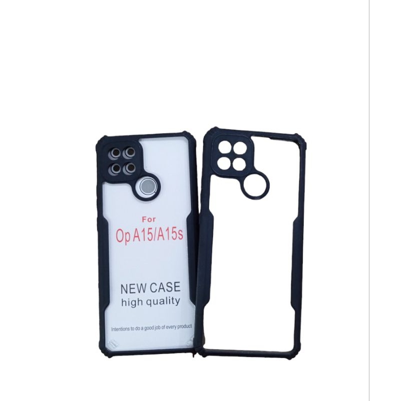 Case Fusion Oppo A15 / Oppo A15s Harcase Anti Benturan