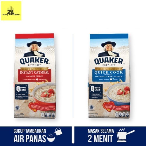 

Quaker Instan Oatmeal / Quaker Oat / Quaker Instan 200gr