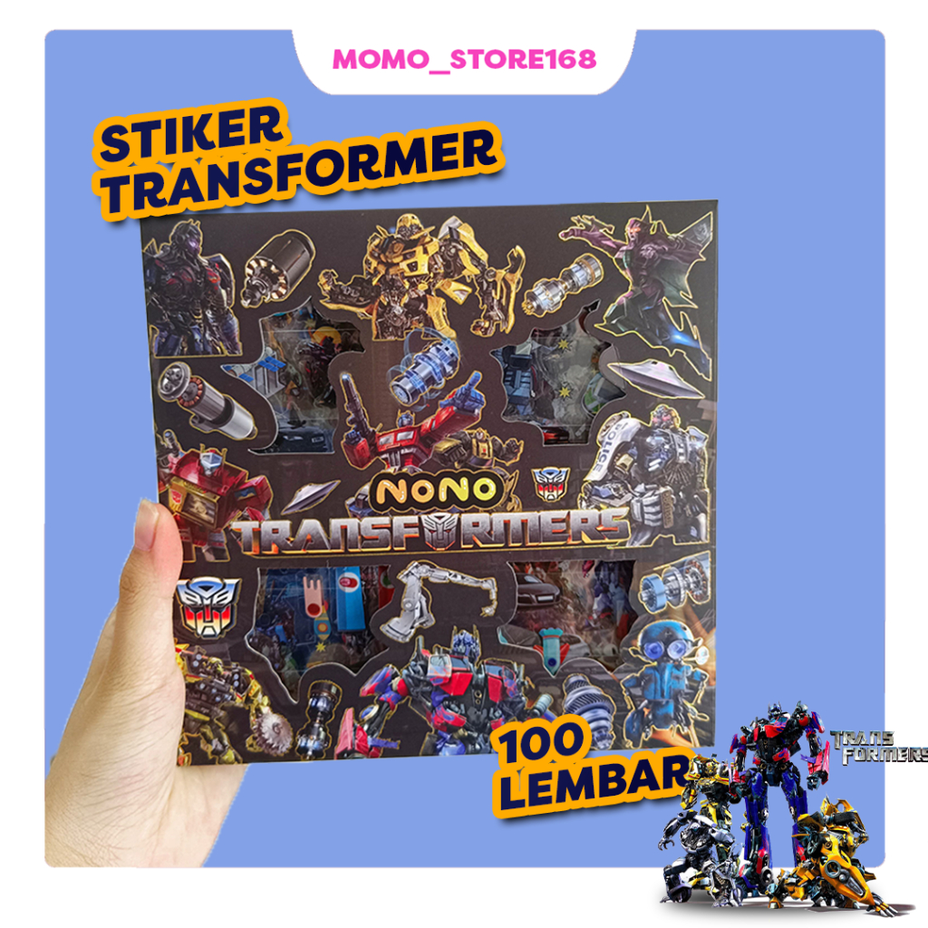 

Stiker Transformer Stiker Momo Nono Transformer Waterproff 100 lembar