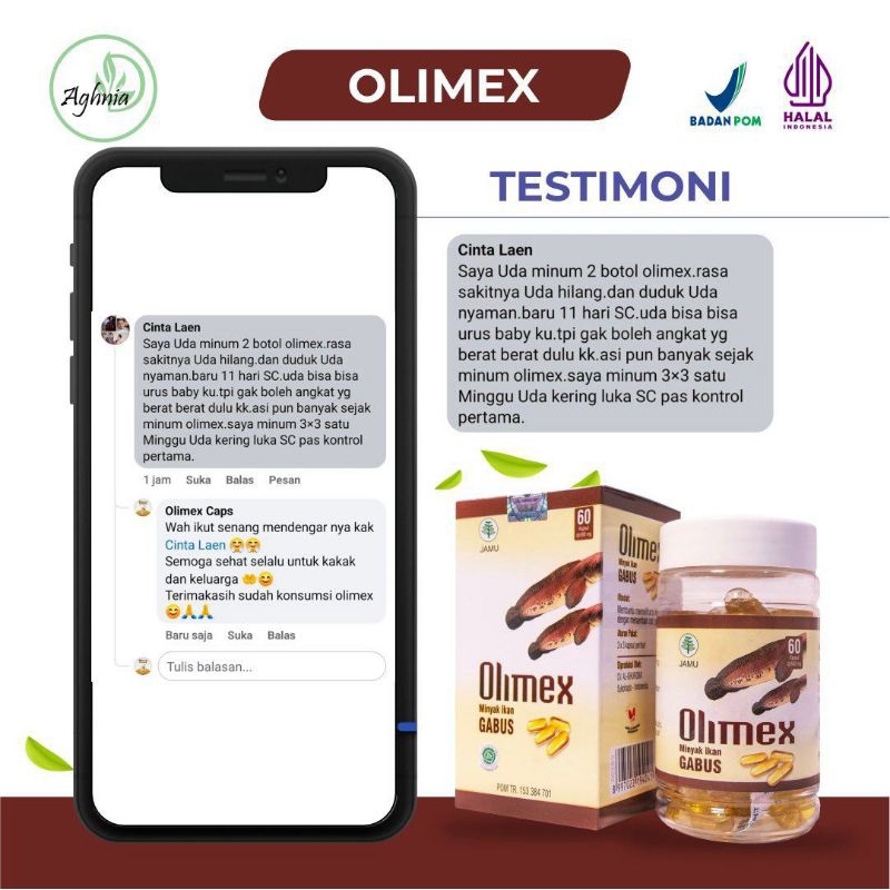 Olimex Kapsul Minyak Ikan Gabus