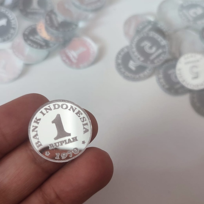 REPLIKA UANG MAHAR/ UANG KOIN 22 RUPIAH