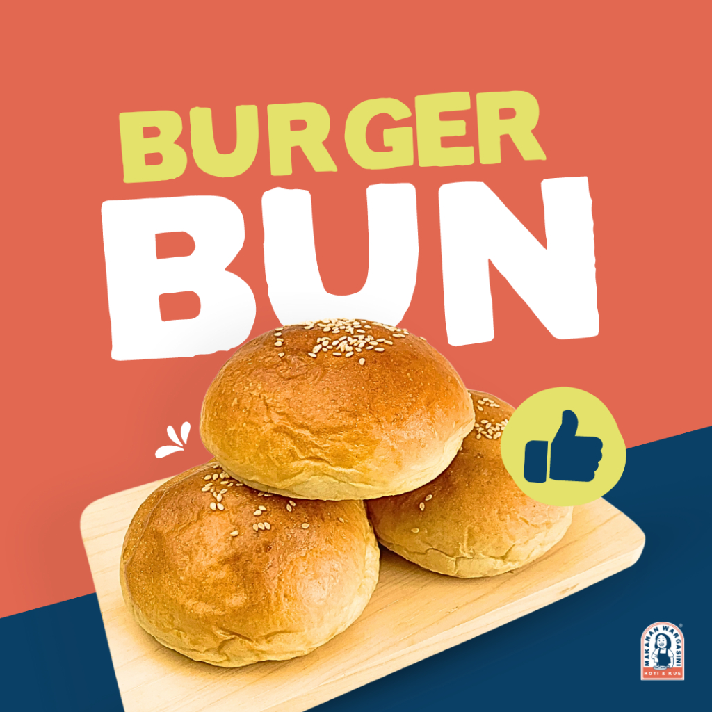 

Supplier UMKM | Roti Burger Bun Diameter 10cm Burger OPSI VEGAN / Supplier Roti Burger