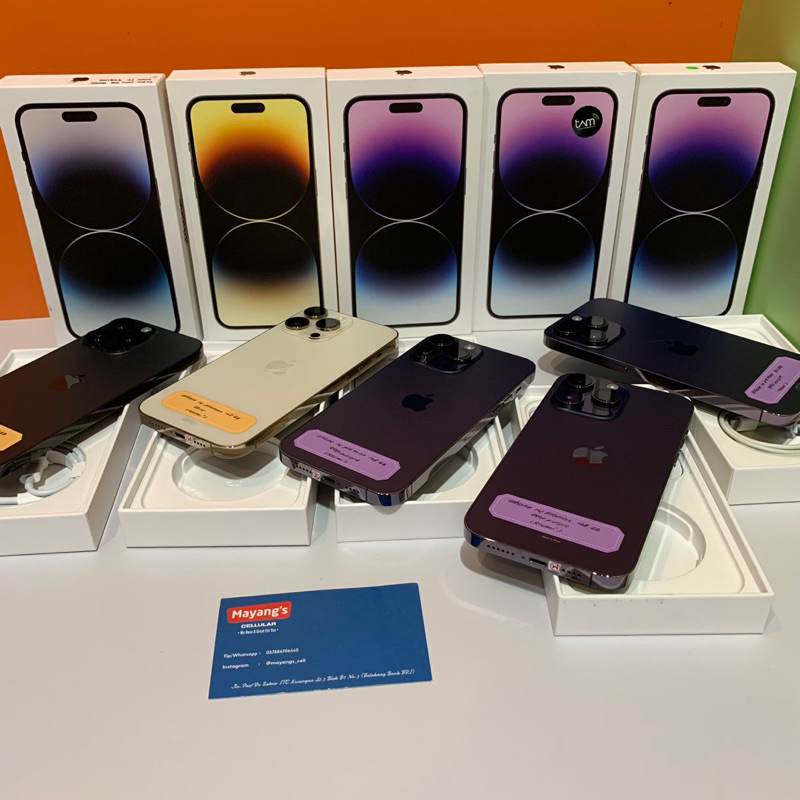 iphone 14 Pro max 1TB 512GB iBox Second Fullset Original