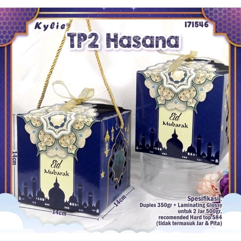 

Lebaran Idul Fitri Box Kue isi 2pcs untuk toples 500gr 2pcs
