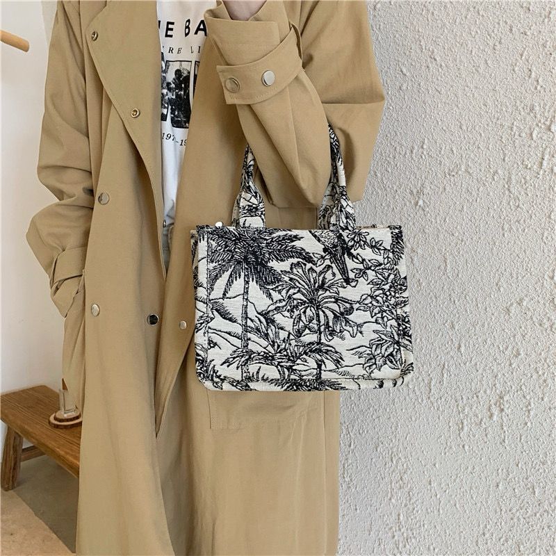 Tas Selempang WanitaBahan Kanvas Premium Sling Bag Import Kekinian 0991